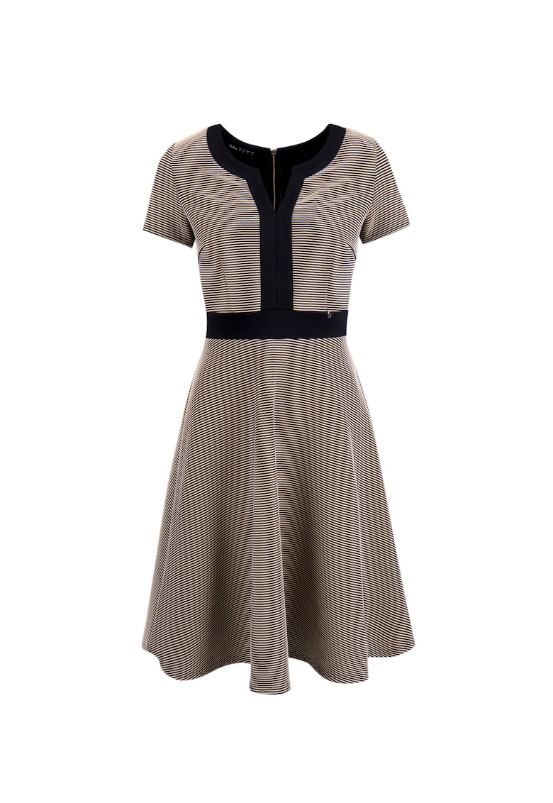 Rochie clos cu model in dungi