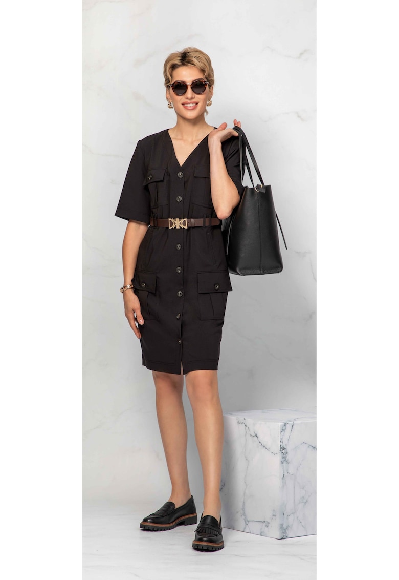 Rochie cargo cu maneci medii