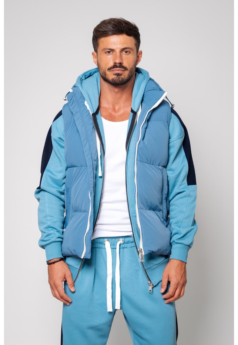 Vesta cu gluga Storm Blue Storm Blue