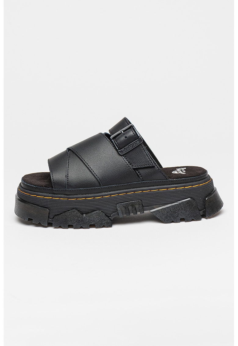 Papuci din piele cu aspect masiv Mattison