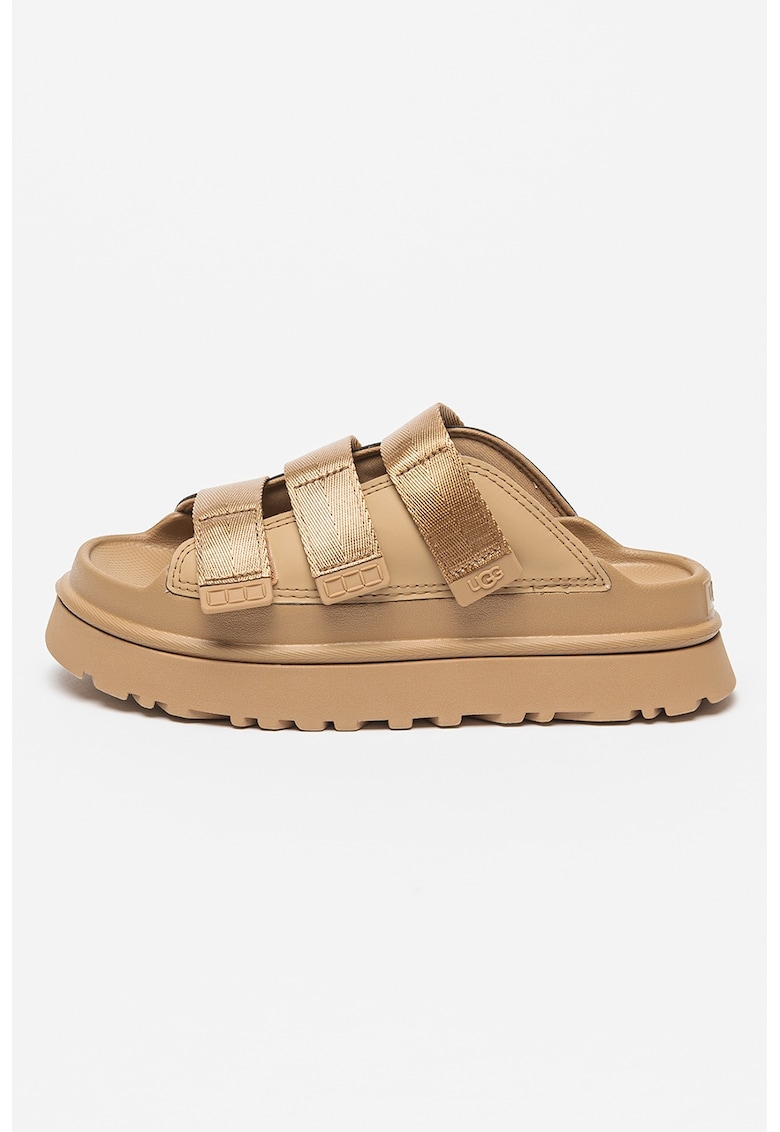 Papuci cu velcro GoldenGlow – maro deschis – UGG Papuci cu velcro GoldenGlow – maro deschis – UGG