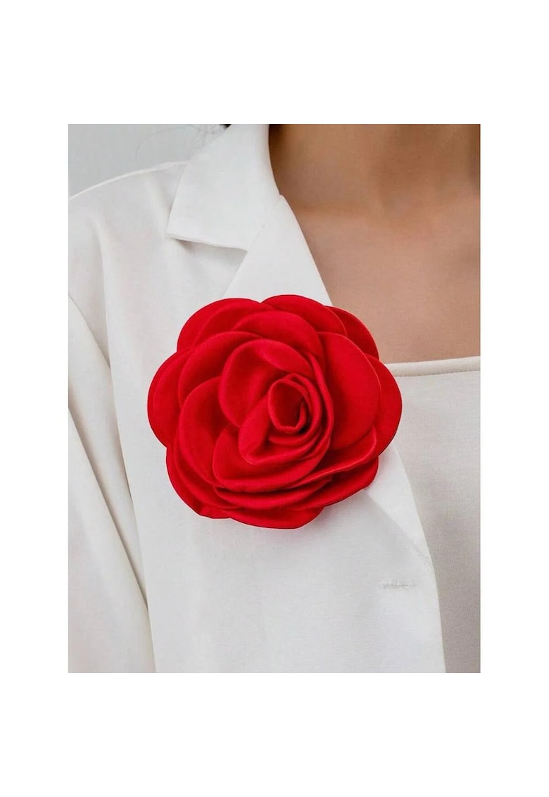 Brosa tip floare - rosie - Aggi C22