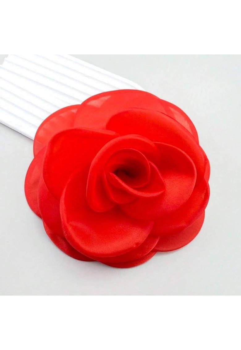 Brosa tip floare supradimensionata - rosie - Arina C22