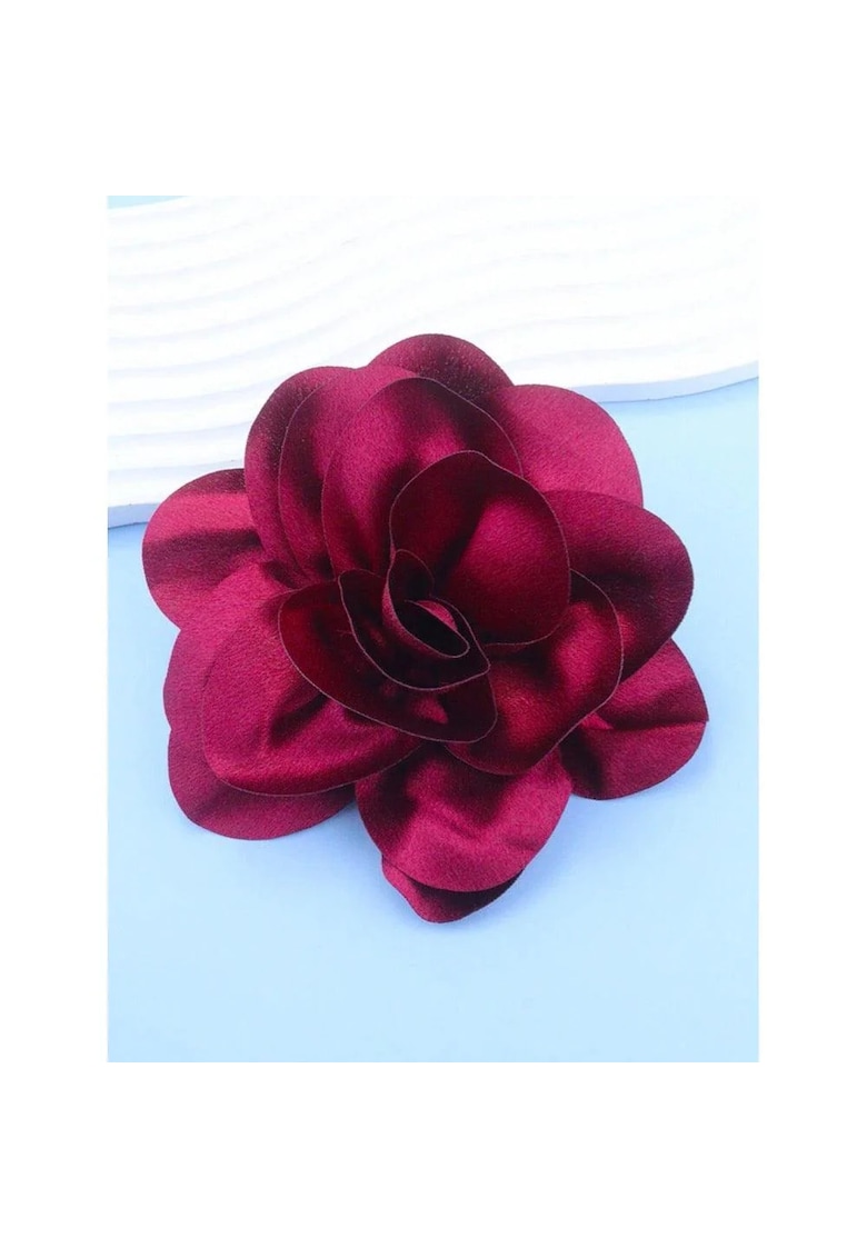 Brosa tip floare supradimensionata - visinie - Beatrice C22