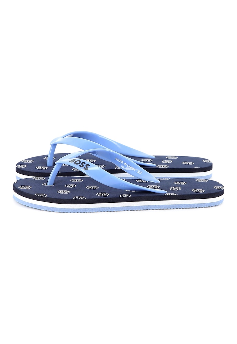 Papuci flip-flop cu detaliu logo Papuci flip-flop cu detaliu logo