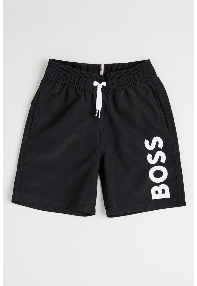 Pantaloni scurti de baie cu imprimeu logo
