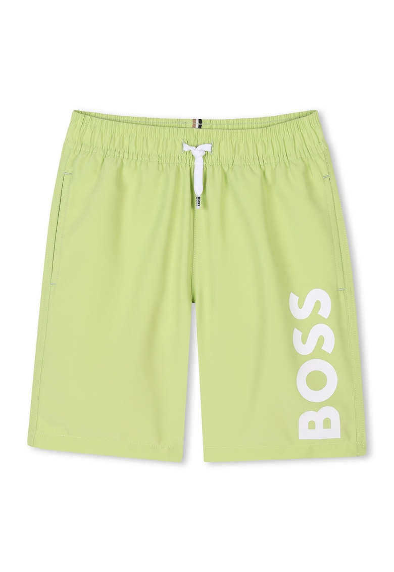 Pantaloni scurti de baie cu imprimeu logo