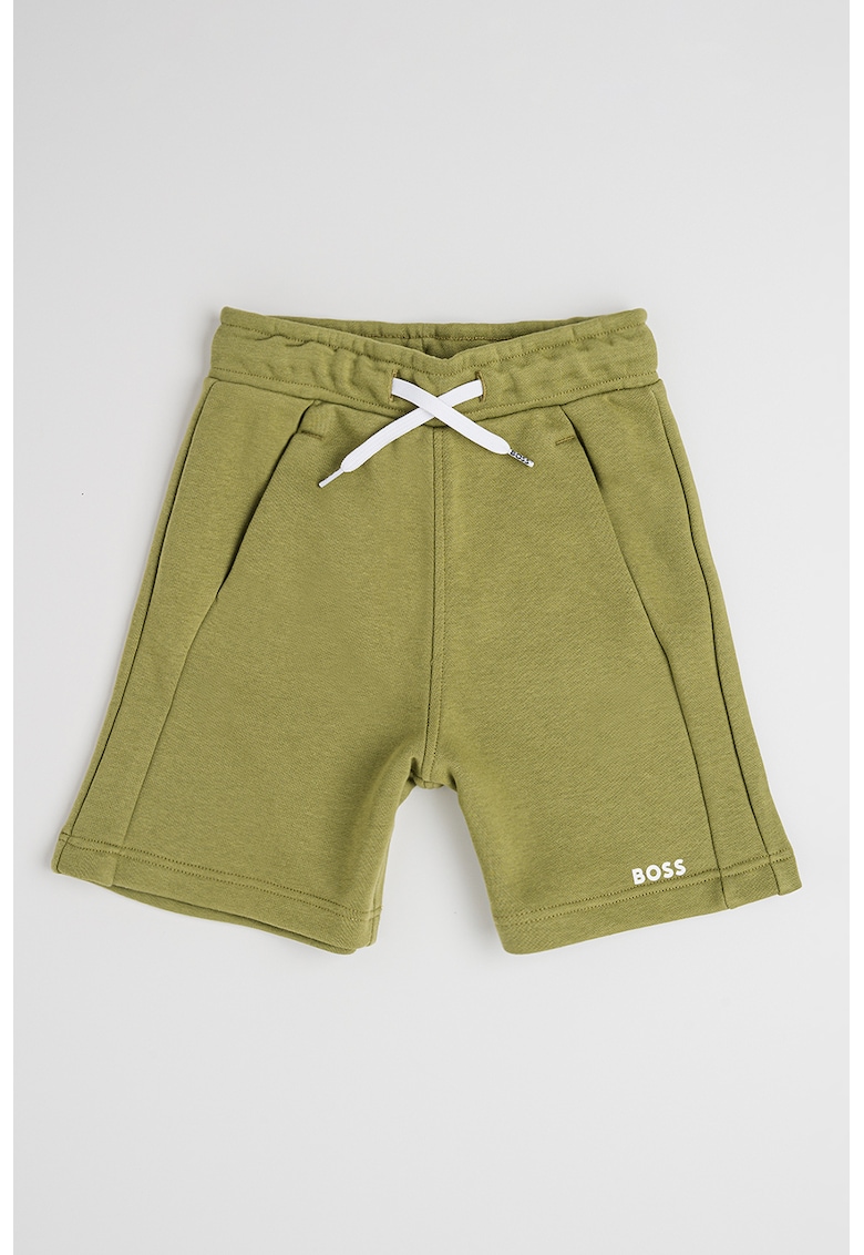 Pantaloni scurti din amestec de bumbac cu buzunare oblice