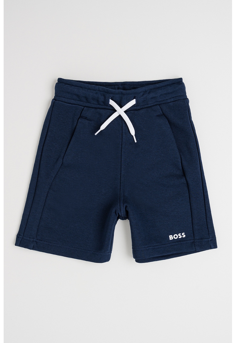 Pantaloni scurti din amestec de bumbac cu buzunare oblice