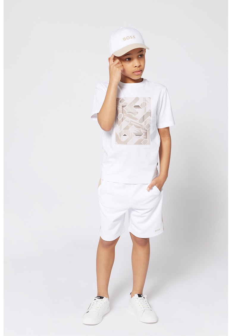 Tricou lejer din bumbac cu model grafic