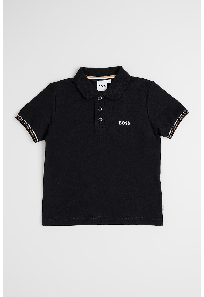 Tricou polo din amestec de bumbac cu croiala regular-fit