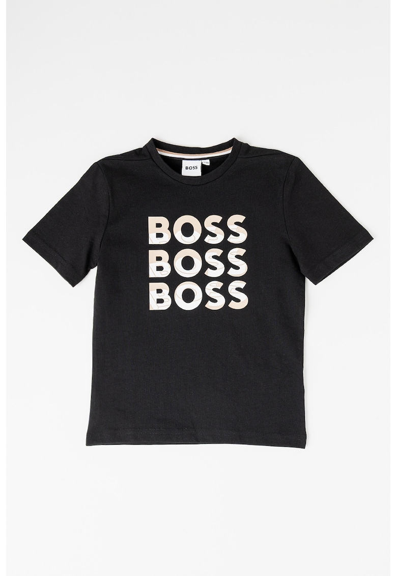 Tricou lejer din bumbac cu logo