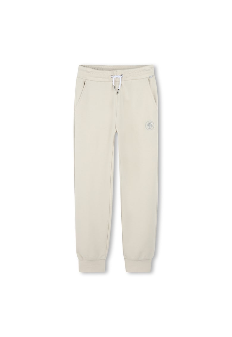 Pantaloni de trening cu snur de ajustare si buzunare laterale