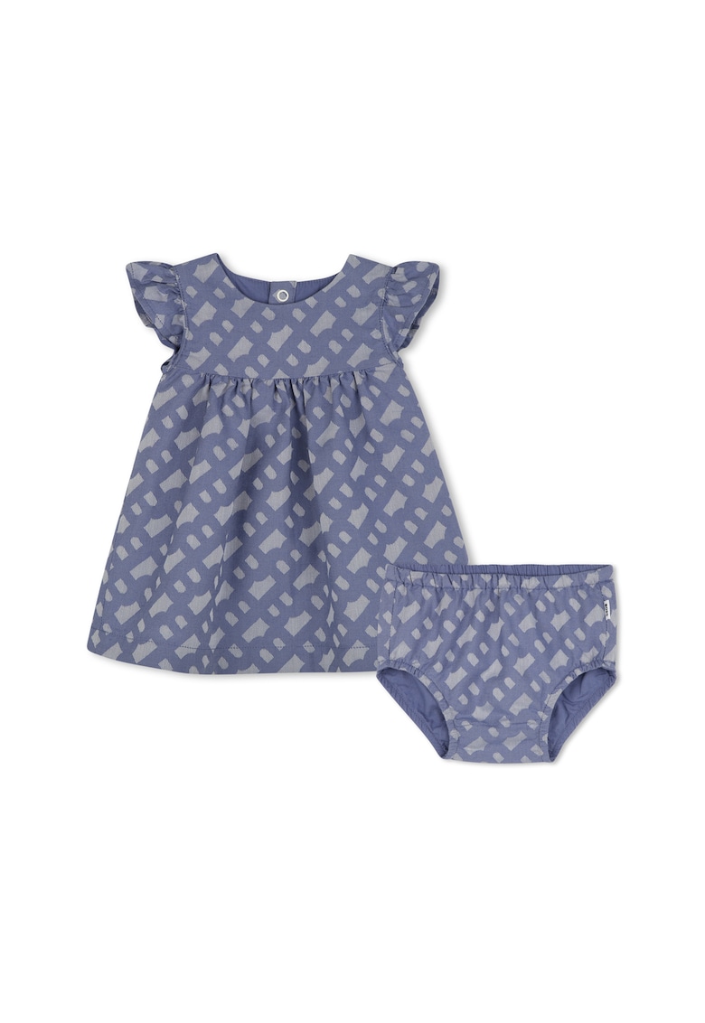 Set de rochie si chiloti cu model - 2 piese