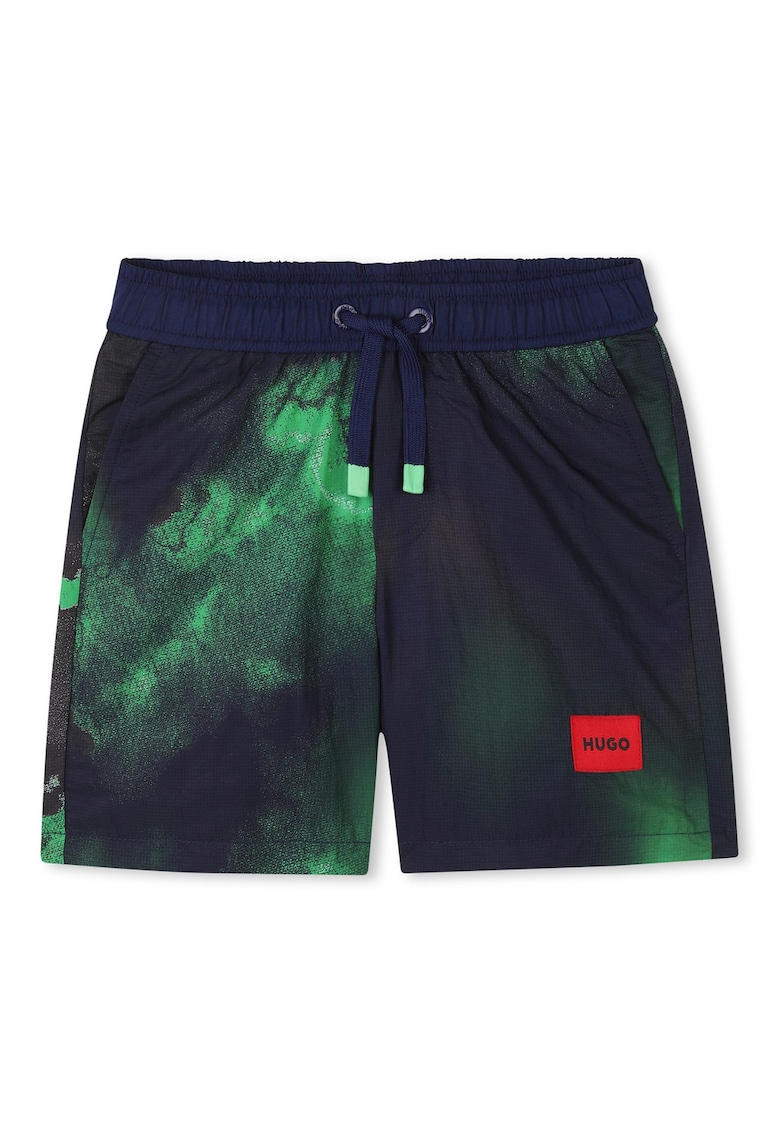 Boxeri de baie cu imprimeu logo