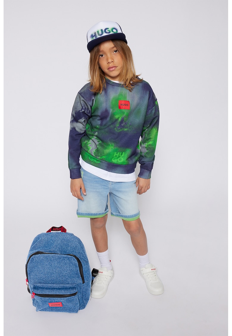 Bluza de trening cu imprimeu tie-dye