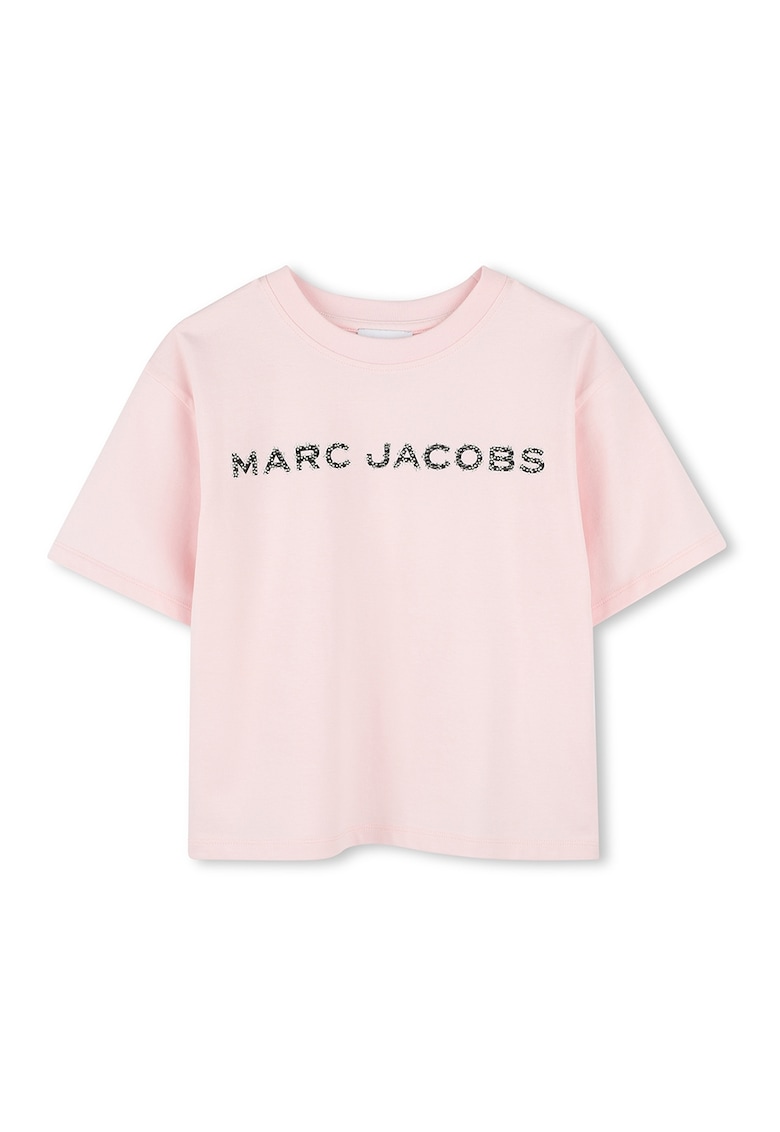 Tricou cu nituri - Negru/Roz pal