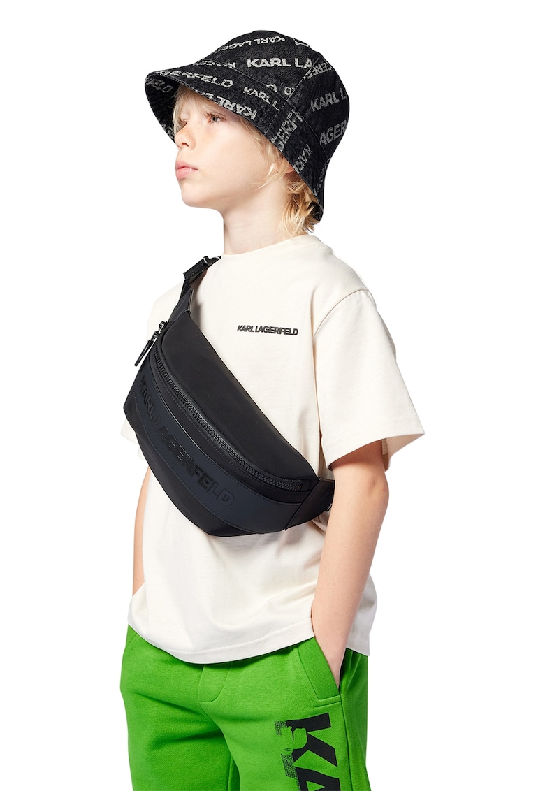 Pantaloni scurti din amestec de bumbac cu imprimeu logo