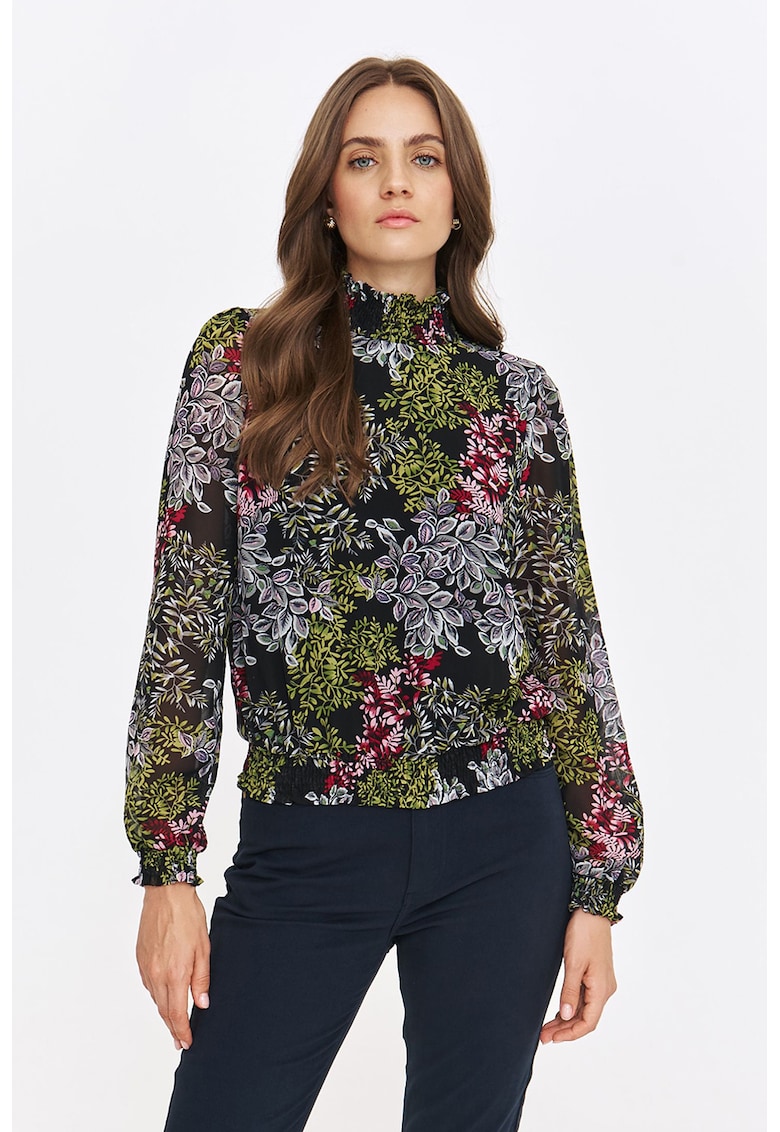 Bluza din sifon cu imprimeu floral