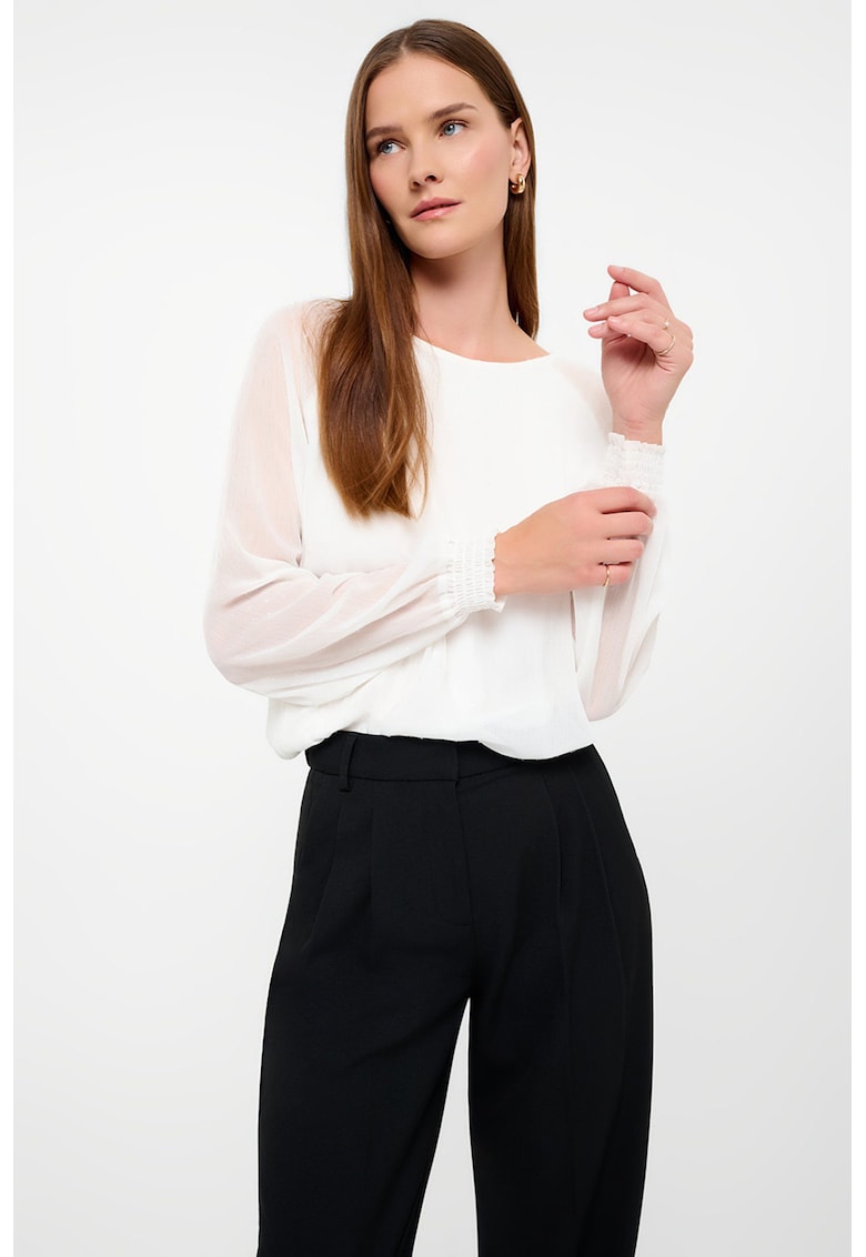 Bluza cu maneci de plasa