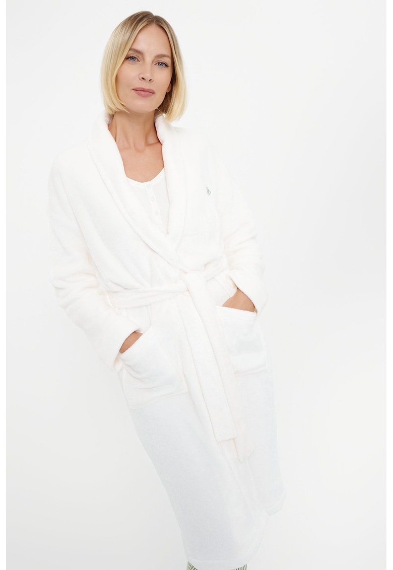 Halat de baie cu cordon si buzunare