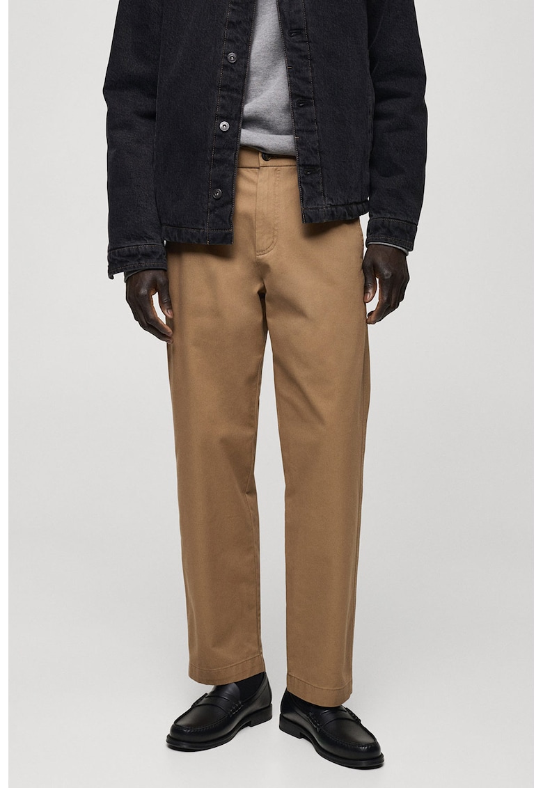 Pantaloni chino cu talie ajustabila Pantaloni chino cu talie ajustabila