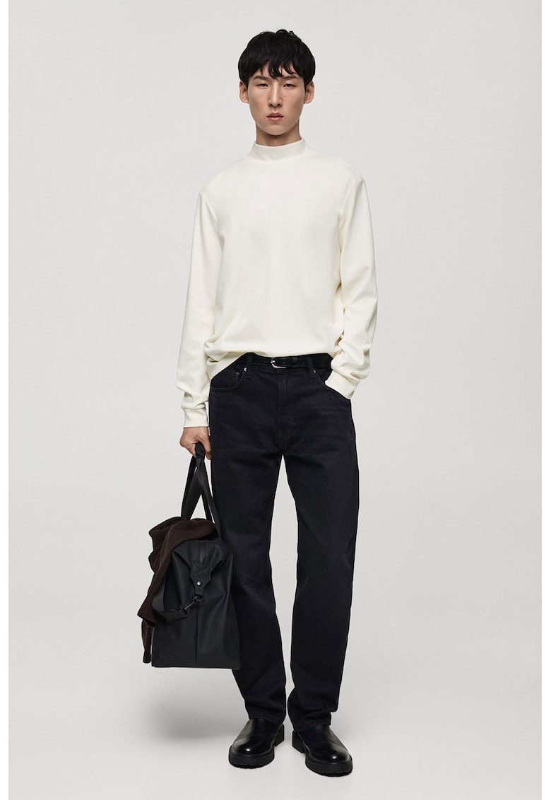 Bluza regular-fit cu guler scurt Bluza regular-fit cu guler scurt