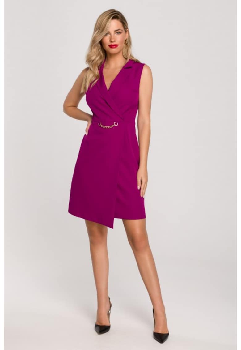 Rochie cu detalii decorative din lant -