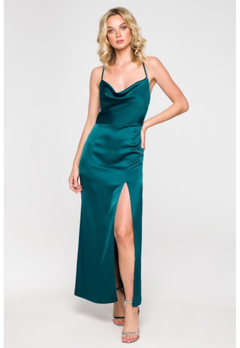 Rochie maxi fara bretele -