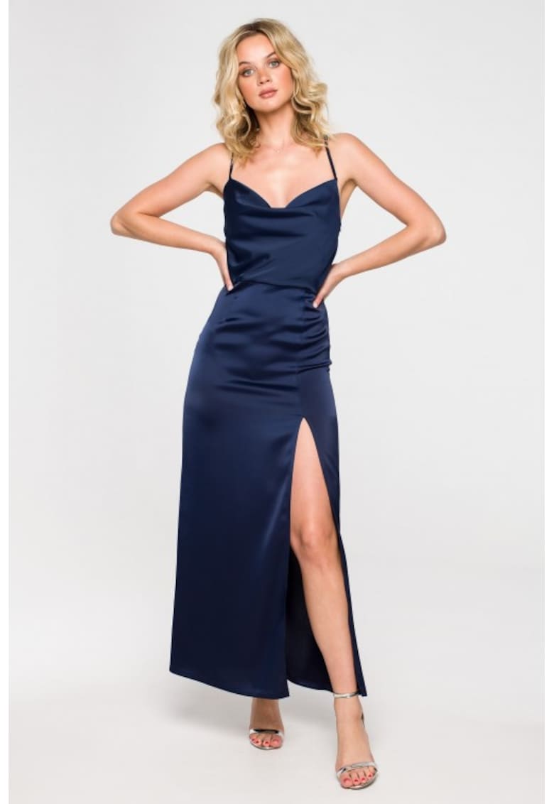 Rochie maxi fara bretele -