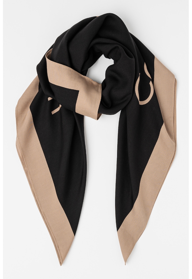 Esarfa dn modal cu model logo