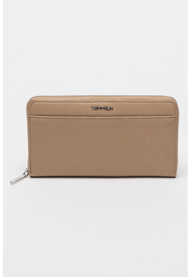 Portofel cu fermoar si logo