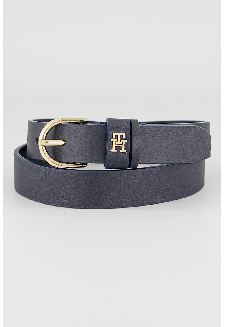 Curea de piele cu detaliu logo