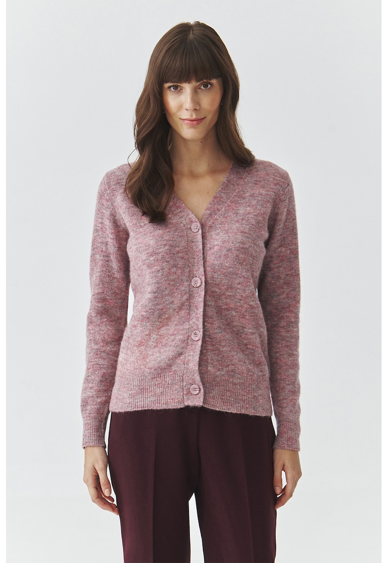 Crdigan din amestec de lana cu nasturi