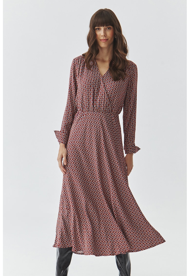 Rochie cu model si decolteu in V