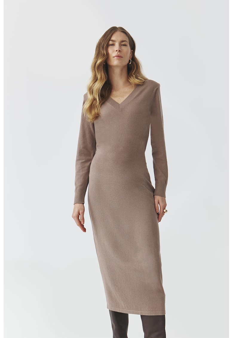 Rochie cambrata din amestec de bumbac