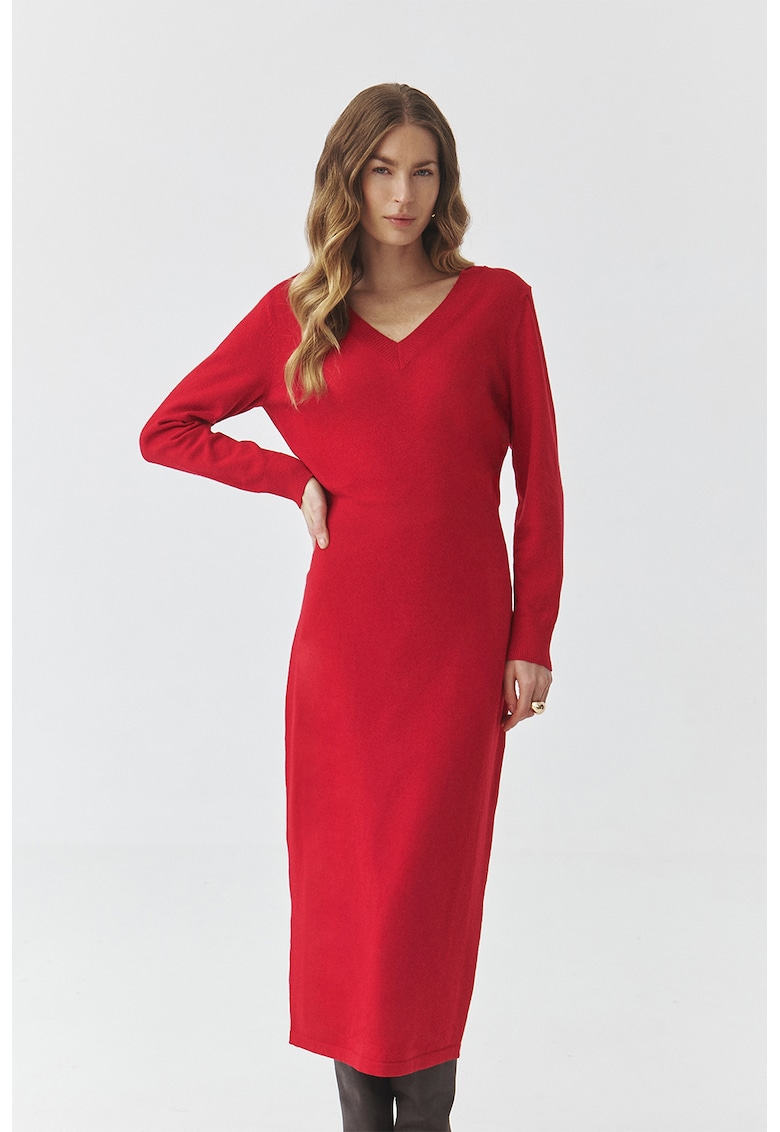 Rochie cambrata din amestec de bumbac