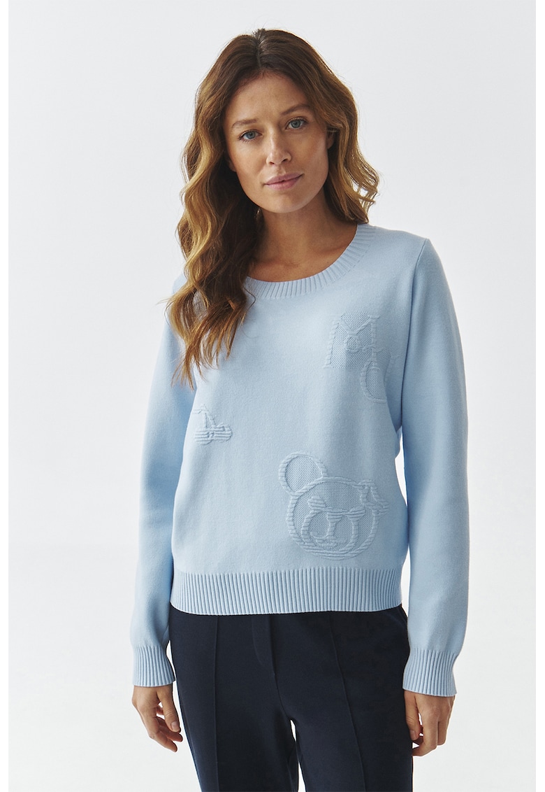 Pulover cu terminatii striate