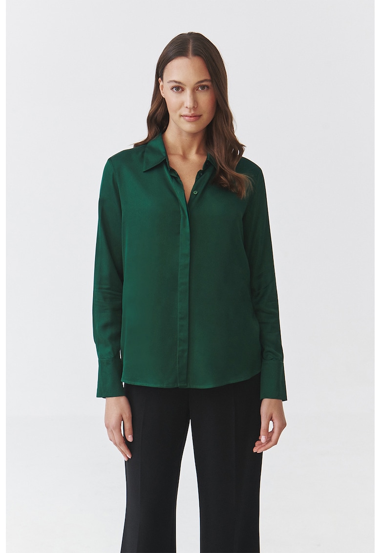 Camasa cu maneci lungi - Verde englez