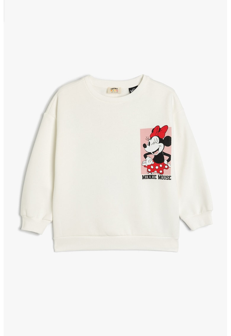 Bluza de trening cu imprimeu cu Minnie Mouse