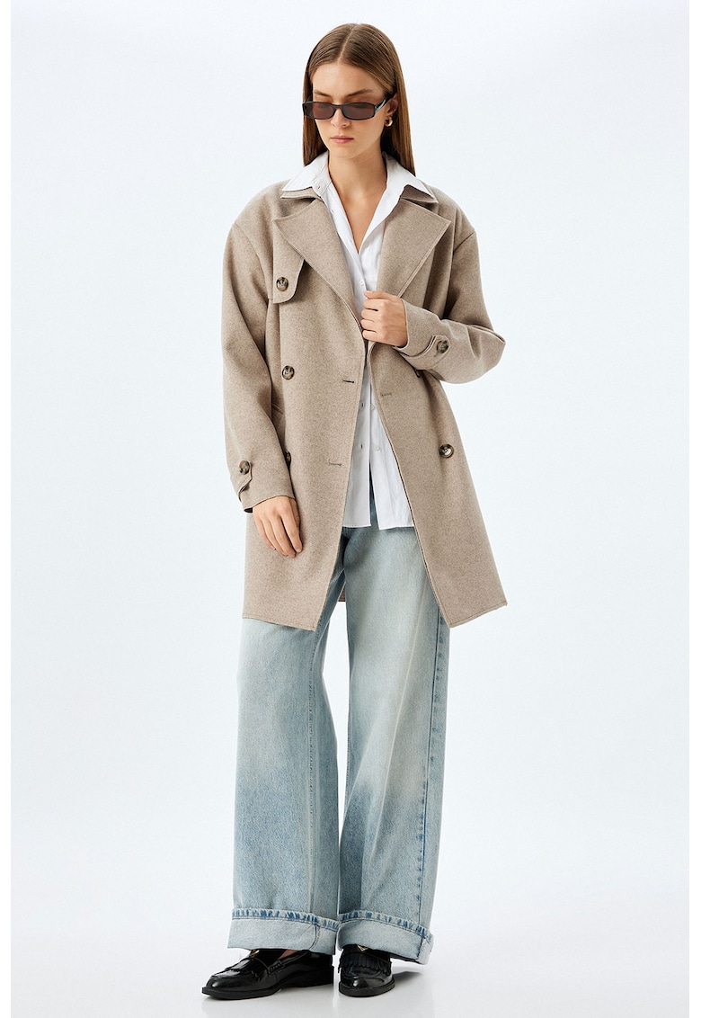 Palton cu doua randuri de nasturi
