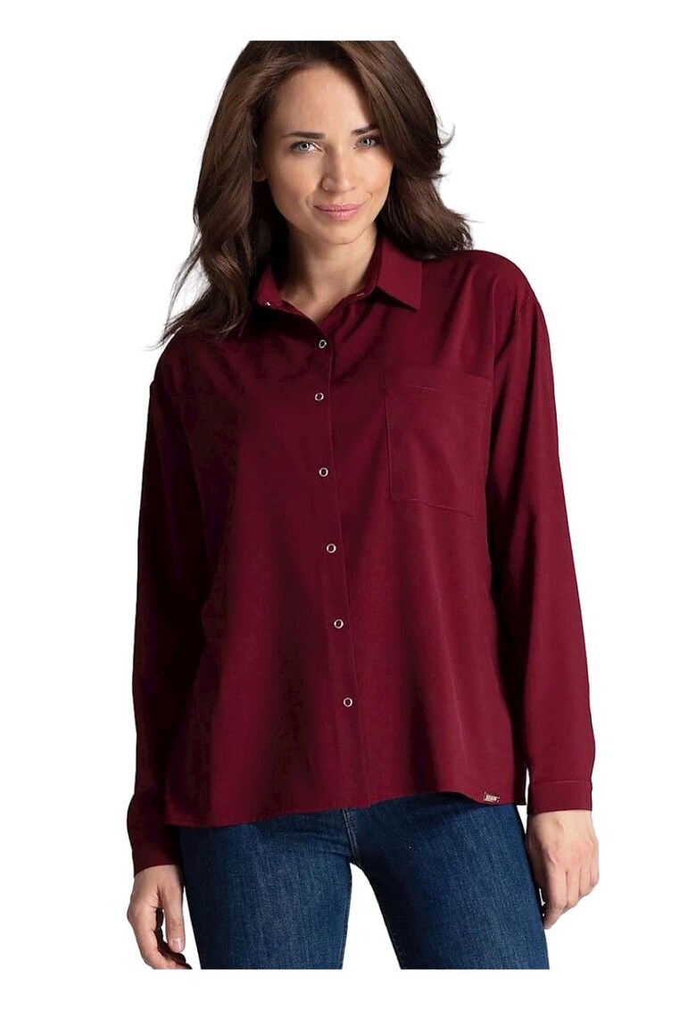 Camasa dama -  rosie - maneci lungi - material elastic -