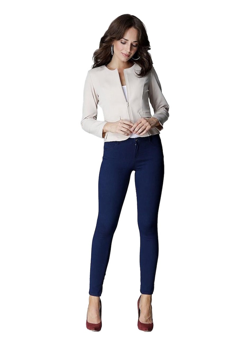 Sacou dama 5902194356589 -  Poliester/Viscoza - Bej - Sacou dama 5902194356589 -  Poliester/Viscoza - Bej -