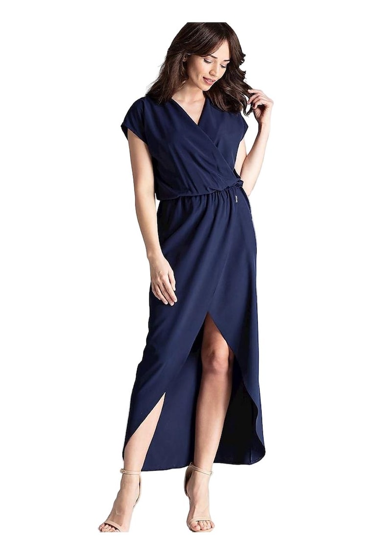 Rochie cocktail -  Poliester/Elastan - Bleumarin -