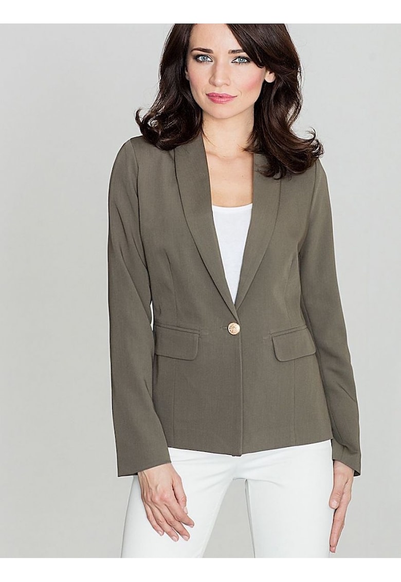 Sacou dama - verde - material original -