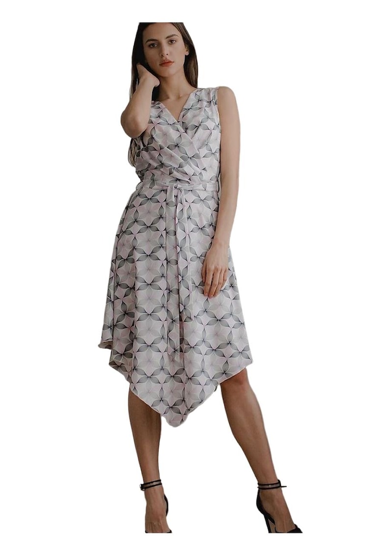 Rochie de cocktail -  Poliester/Elastan - Multicolor Rochie de cocktail -  Poliester/Elastan - Multicolor