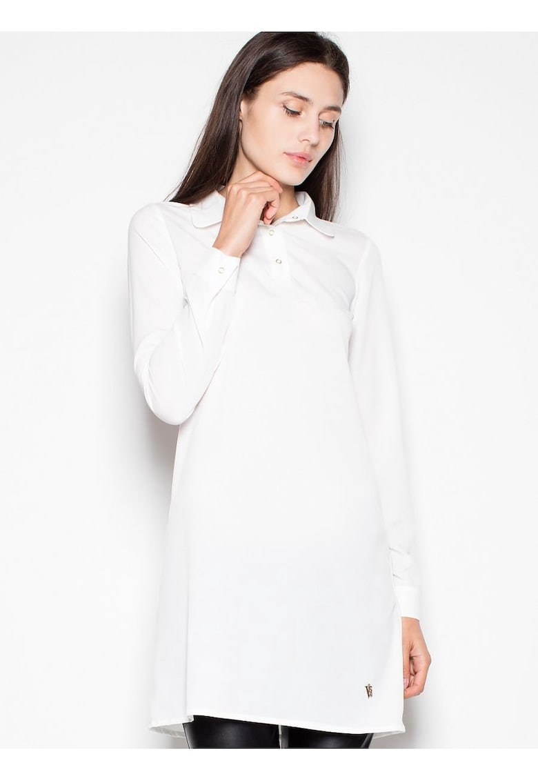 Bluza dama - bej - tricot usor - maneci lungi