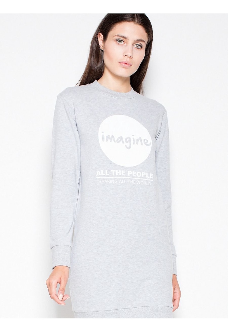 Bluza dama gri - material moale -