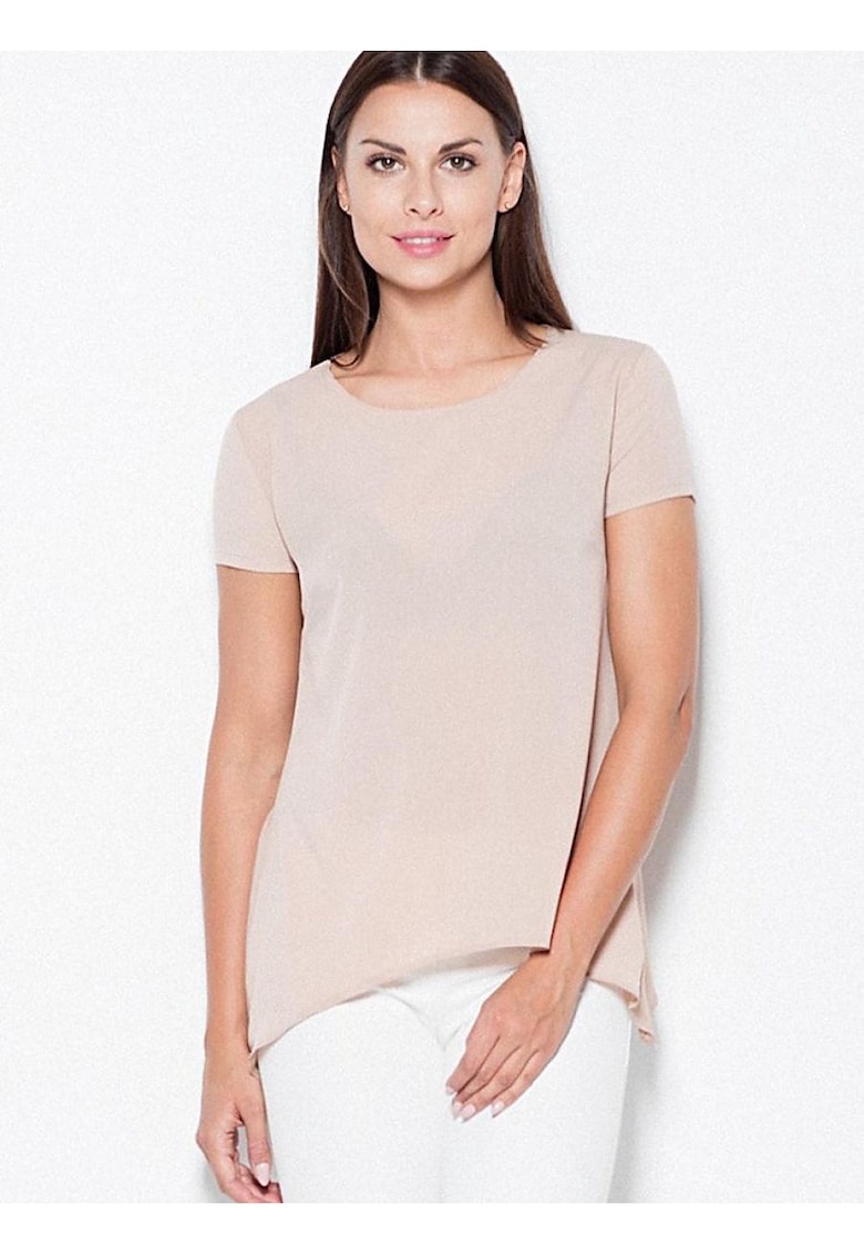 Bluza dama - simpla - bej - material usor