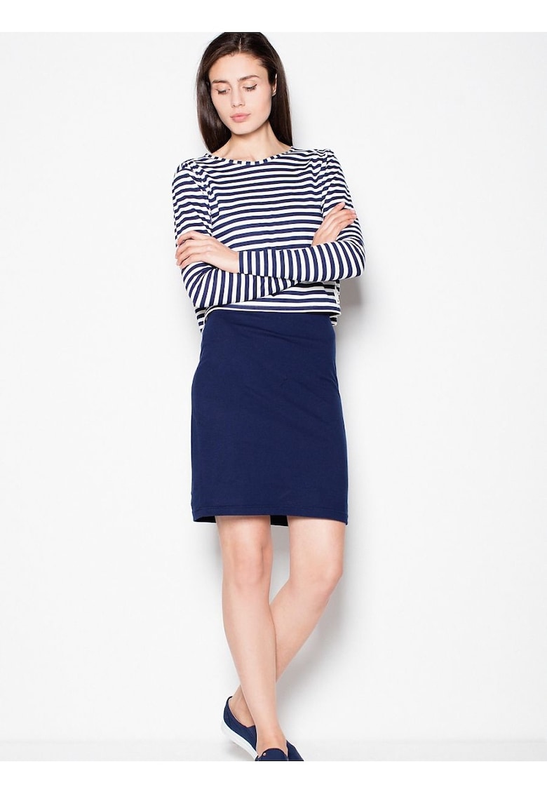 Rochie de zi cu zi - bleumarin -